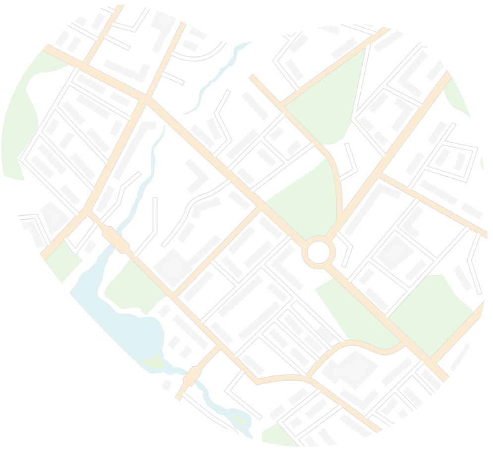 city map illustration blob