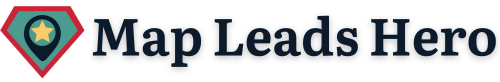 Map Leads Hero header line logo